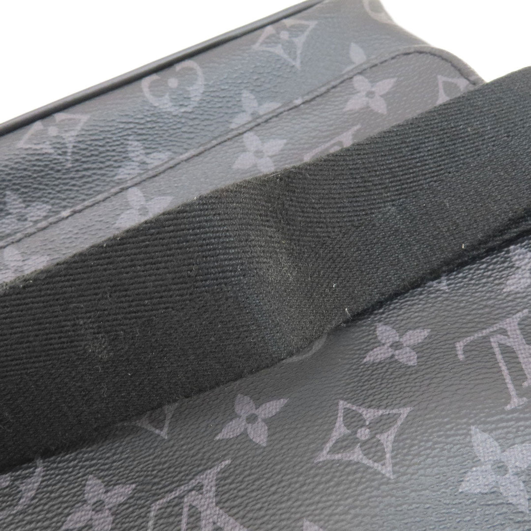 LOUIS VUITTON Shoulder Bag M44000 Monogram Eclipse black District PM Monogram Eclipse Women Used Authentic
