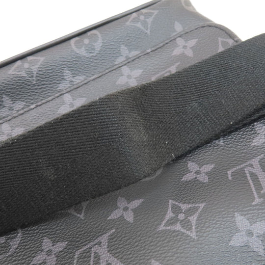 LOUIS VUITTON Shoulder Bag M44000 Monogram Eclipse black District PM Monogram Eclipse Women Used Authentic