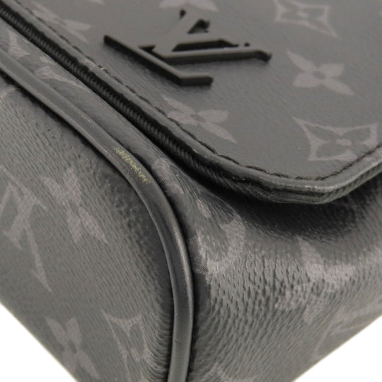 LOUIS VUITTON Shoulder Bag M44000 Monogram Eclipse black District PM Monogram Eclipse Women Used Authentic