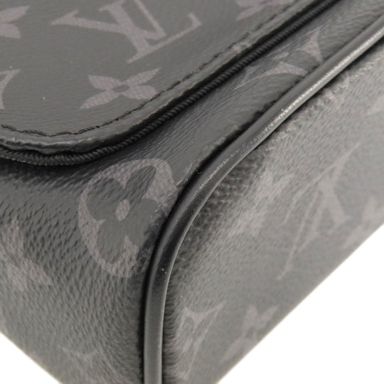LOUIS VUITTON Shoulder Bag M44000 Monogram Eclipse black District PM Monogram Eclipse Women Used Authentic