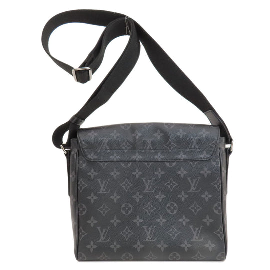 LOUIS VUITTON Shoulder Bag M44000 Monogram Eclipse black District PM Monogram Eclipse Women Used Authentic