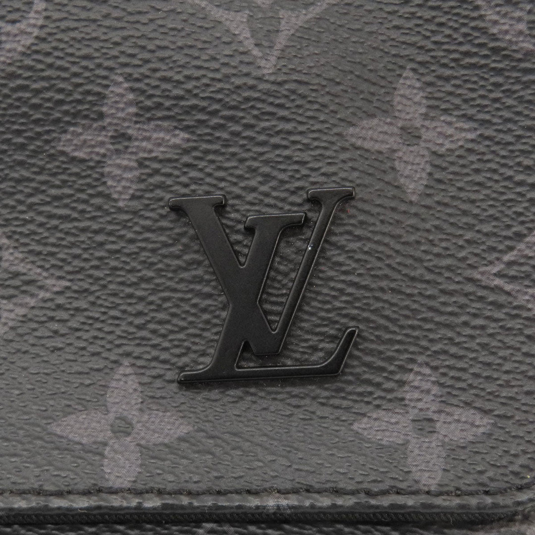 LOUIS VUITTON Shoulder Bag M44000 Monogram Eclipse black District PM Monogram Eclipse Women Used Authentic