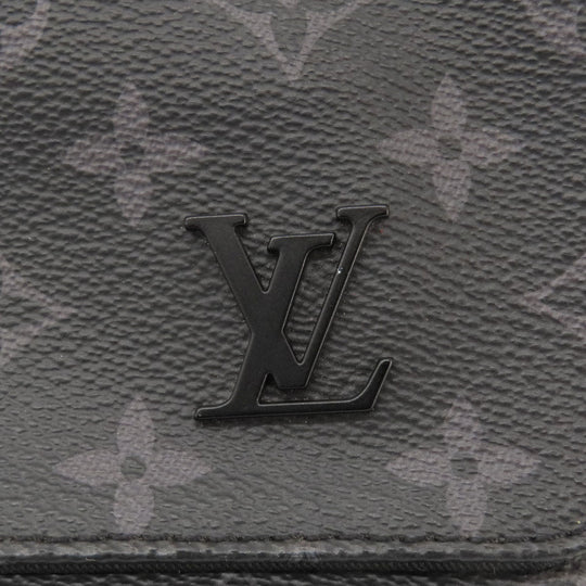 LOUIS VUITTON Shoulder Bag M44000 Monogram Eclipse black District PM Monogram Eclipse Women Used Authentic