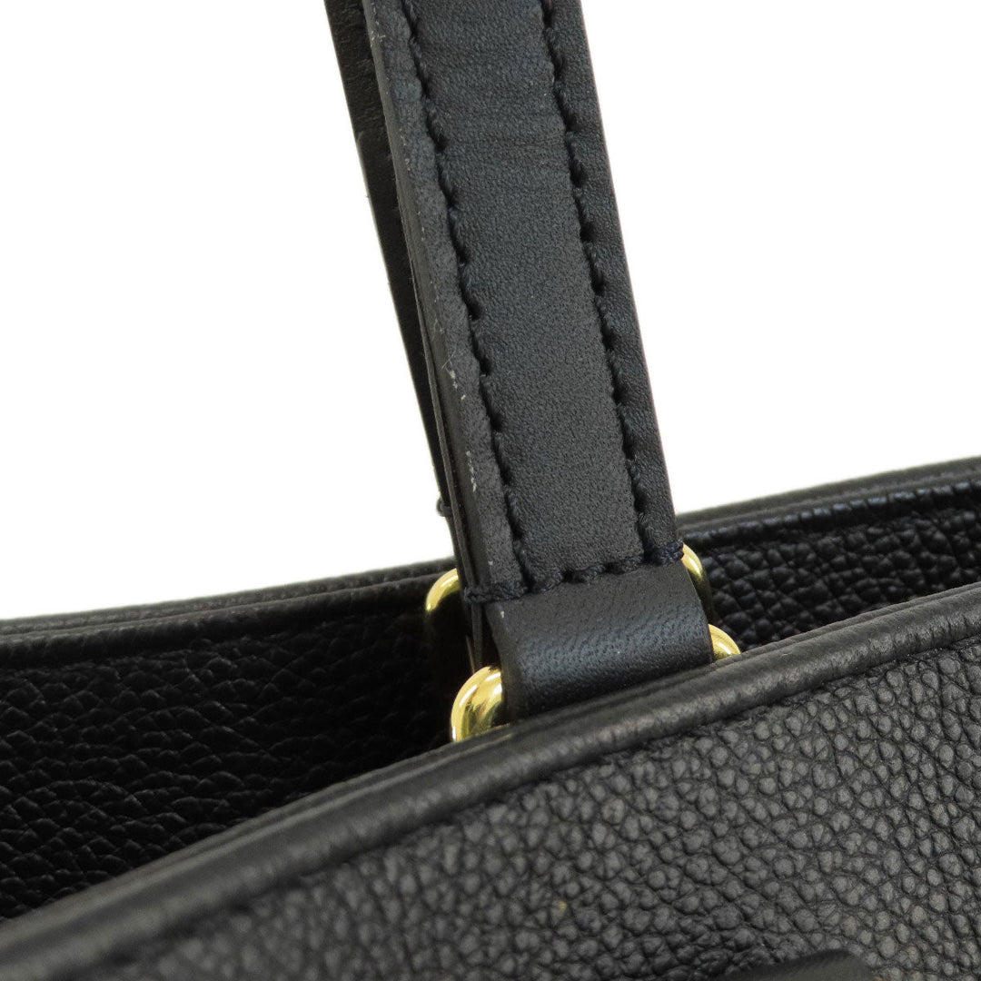 LOUIS VUITTON Tote Bag M44925 Ann Platt black On the Go GM Noir