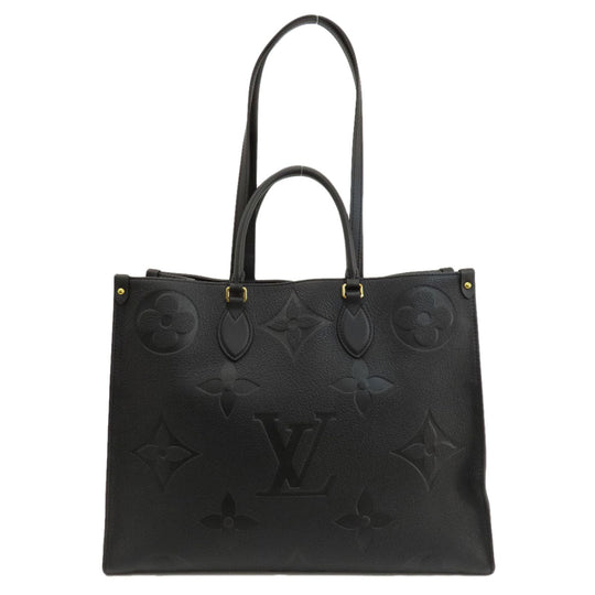 LOUIS VUITTON Tote Bag M44925 Ann Platt black On the Go GM Noir