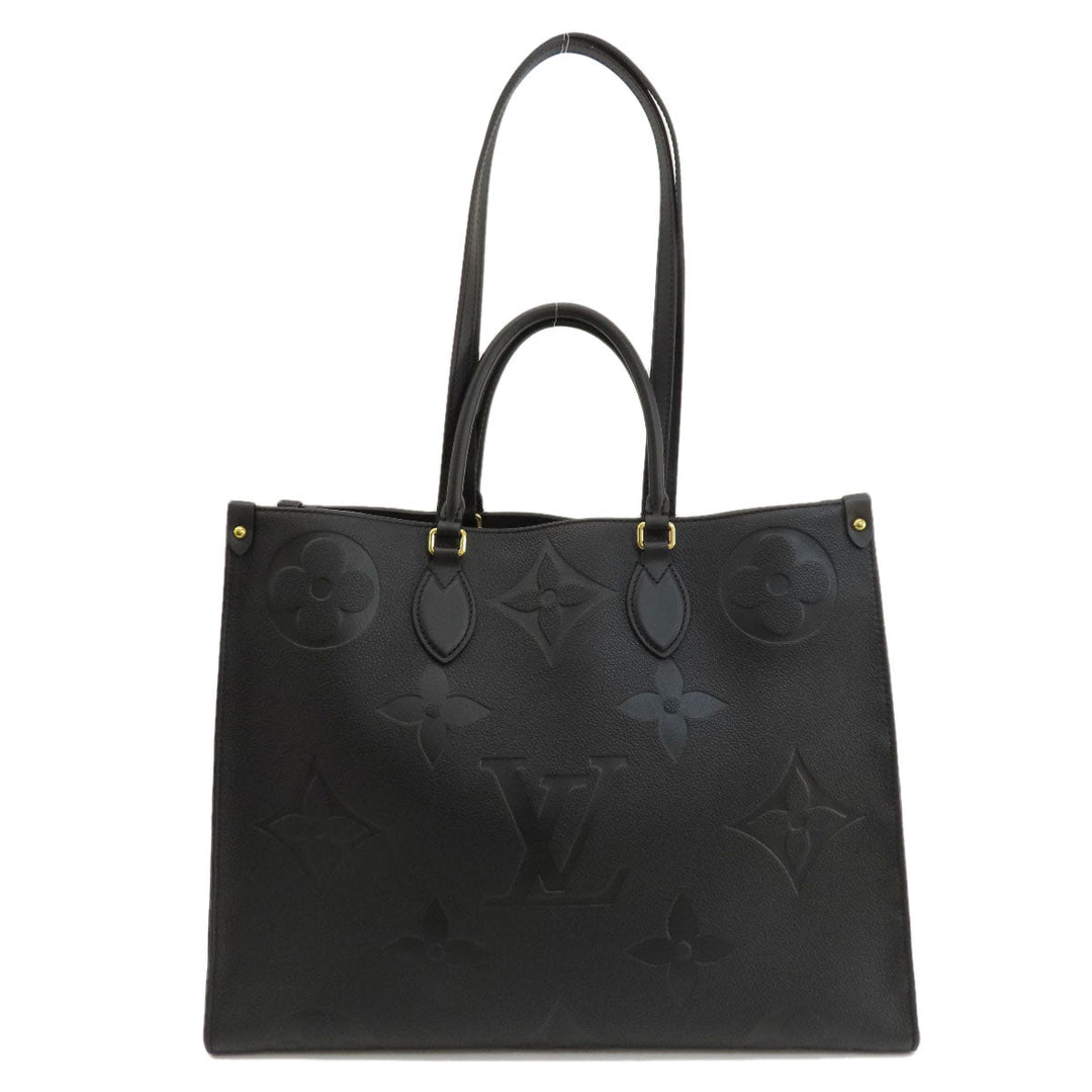 LOUIS VUITTON Tote Bag M44925 Ann Platt black On the Go GM Noir