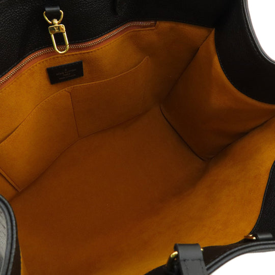 LOUIS VUITTON Tote Bag M44925 Ann Platt black On the Go GM Noir