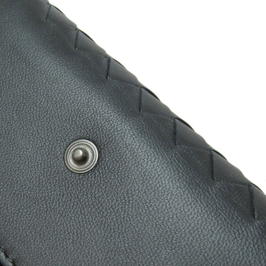 BOTTEGAVENETA Key case Key holder  Calfskin black INTRECCIATO