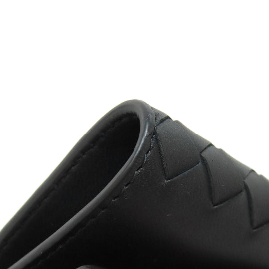 BOTTEGAVENETA Key case Key holder  Calfskin black INTRECCIATO