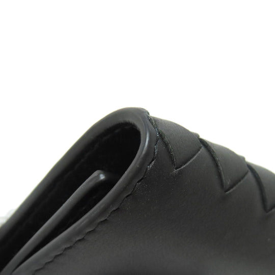 BOTTEGAVENETA Key case Key holder  Calfskin black INTRECCIATO
