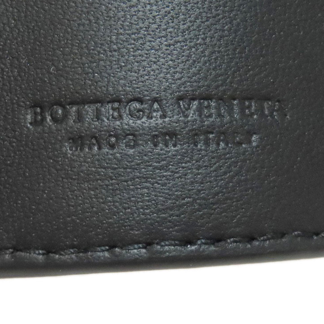 BOTTEGAVENETA Key case Key holder  Calfskin black INTRECCIATO