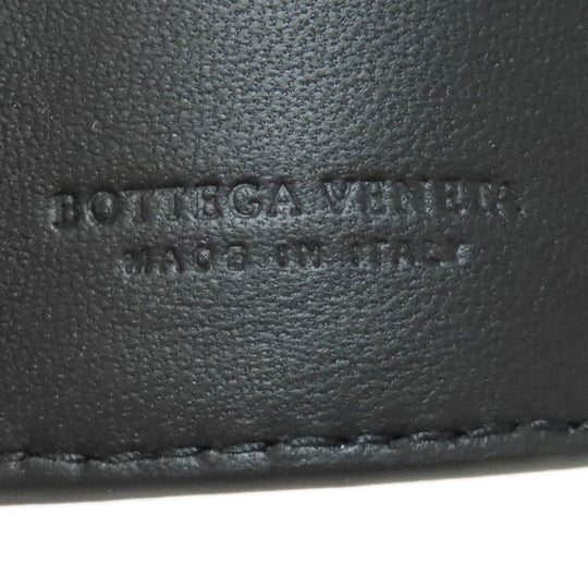 BOTTEGAVENETA Key case Key holder  Calfskin black INTRECCIATO