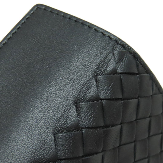 BOTTEGAVENETA Key case Key holder  Calfskin black INTRECCIATO
