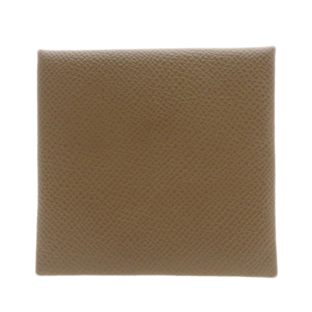 HERMES Coin case Epsom Brown Bastia Epsom Women(Unisex) Used Authentic
