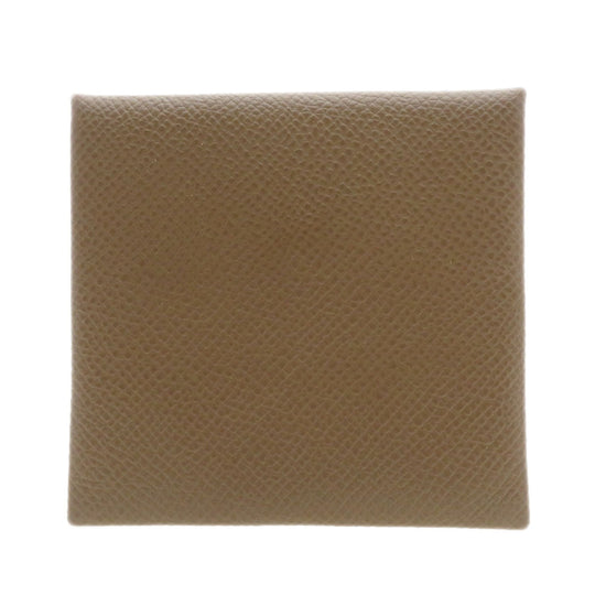 HERMES Coin case Epsom Brown Bastia Epsom Women(Unisex) Used Authentic