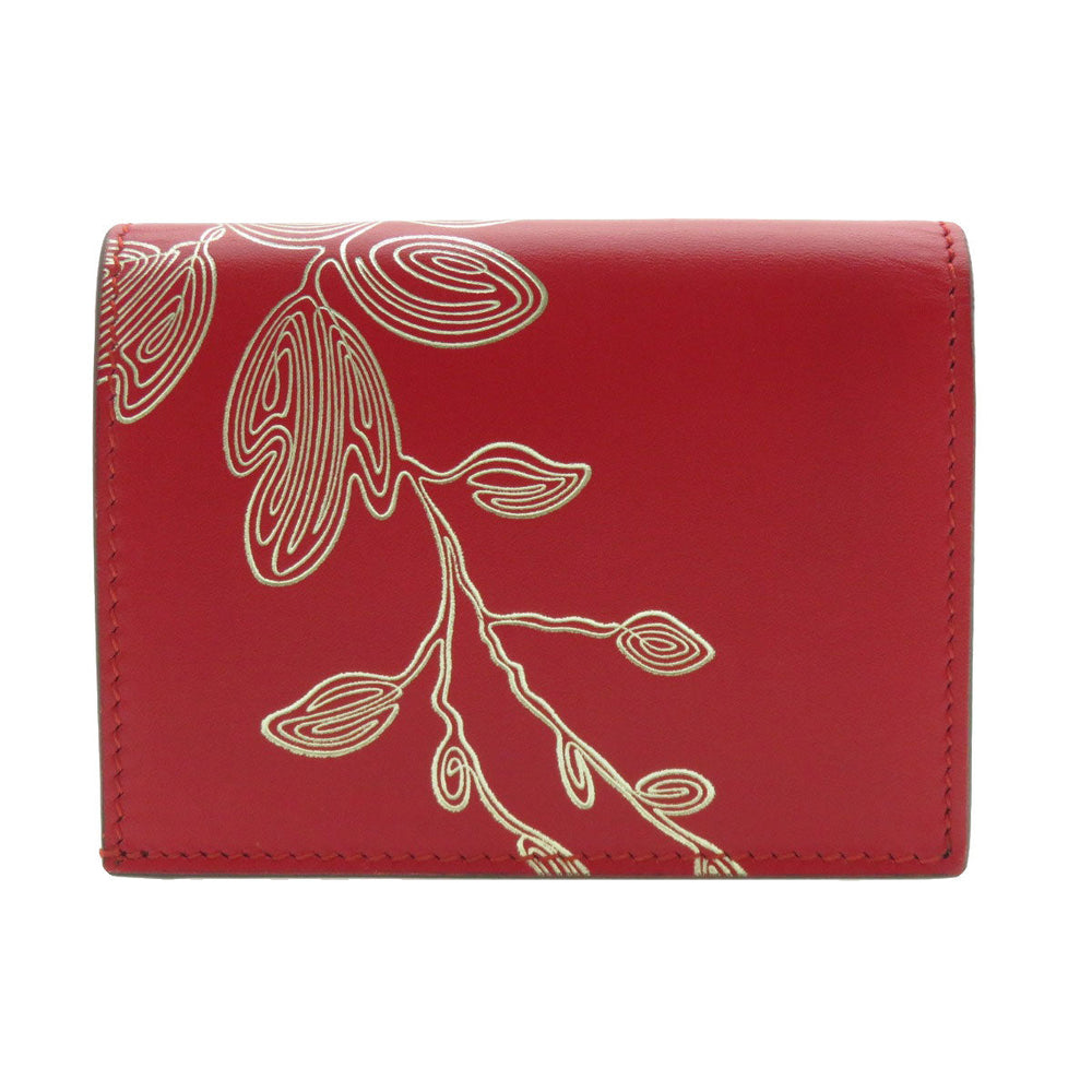 GUCCI Bifold Wallet 465859 Calfskin Red chinese new year Women Used Authentic