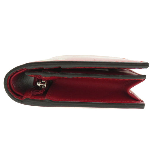 GUCCI Bifold Wallet 465859 Calfskin Red chinese new year Women Used Authentic