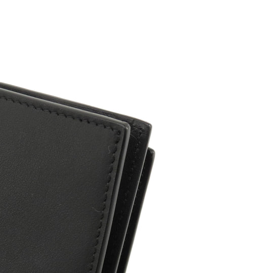FENDI Long Wallet Purse leather black monster mens Used Authentic