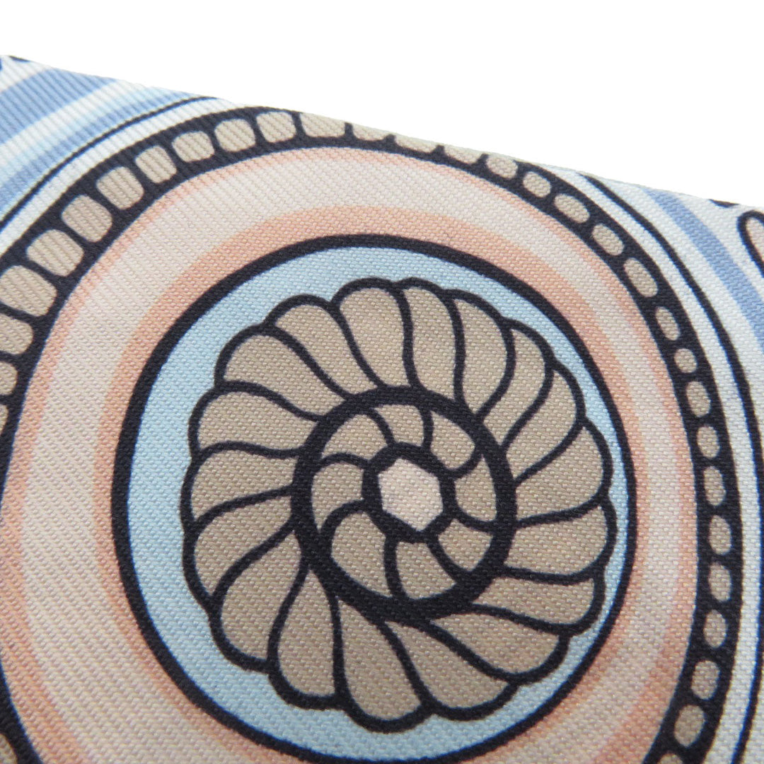 HERMES scarf silk gray Twilly Women Used Authentic