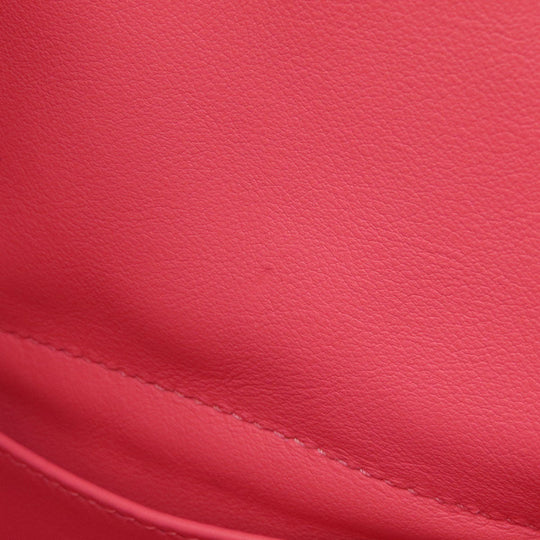 HERMES Handbag Taurillon Clemence pink Bolide 31 Rose Azalee Silver Metal