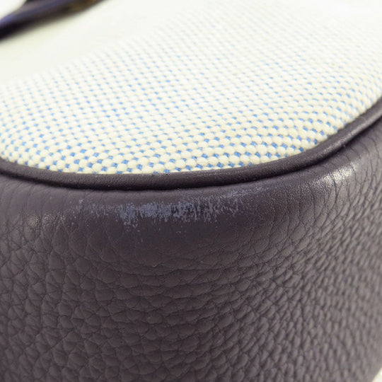 HERMES Shoulder Bag Tower ash gray Sako Gold Metal Women Used Authentic