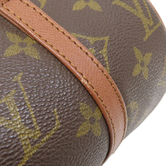 LOUIS VUITTON Handbag M51366 Monogram canvas Brown Papillon 26 Old Monog Lamb Women Used Authentic