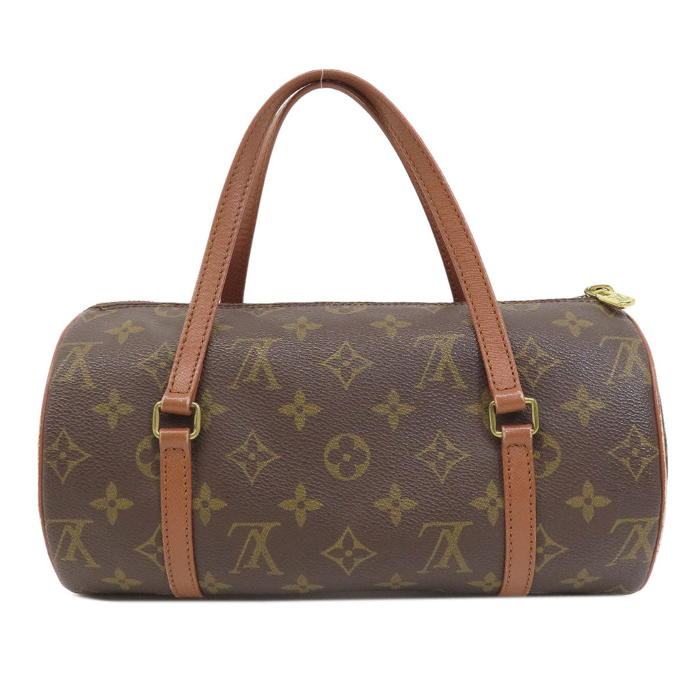 LOUIS VUITTON Handbag M51366 Monogram canvas Brown Papillon 26 Old Monog Lamb Women Used Authentic