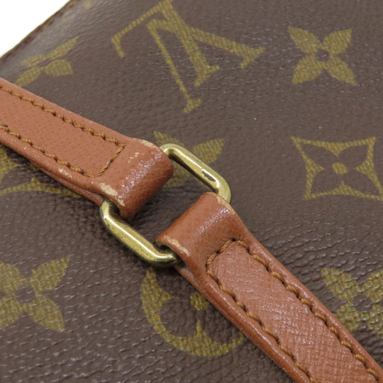 LOUIS VUITTON Handbag M51366 Monogram canvas Brown Papillon 26 Old Monog Lamb Women Used Authentic