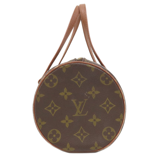 LOUIS VUITTON Handbag M51366 Monogram canvas Brown Papillon 26 Old Monog Lamb Women Used Authentic