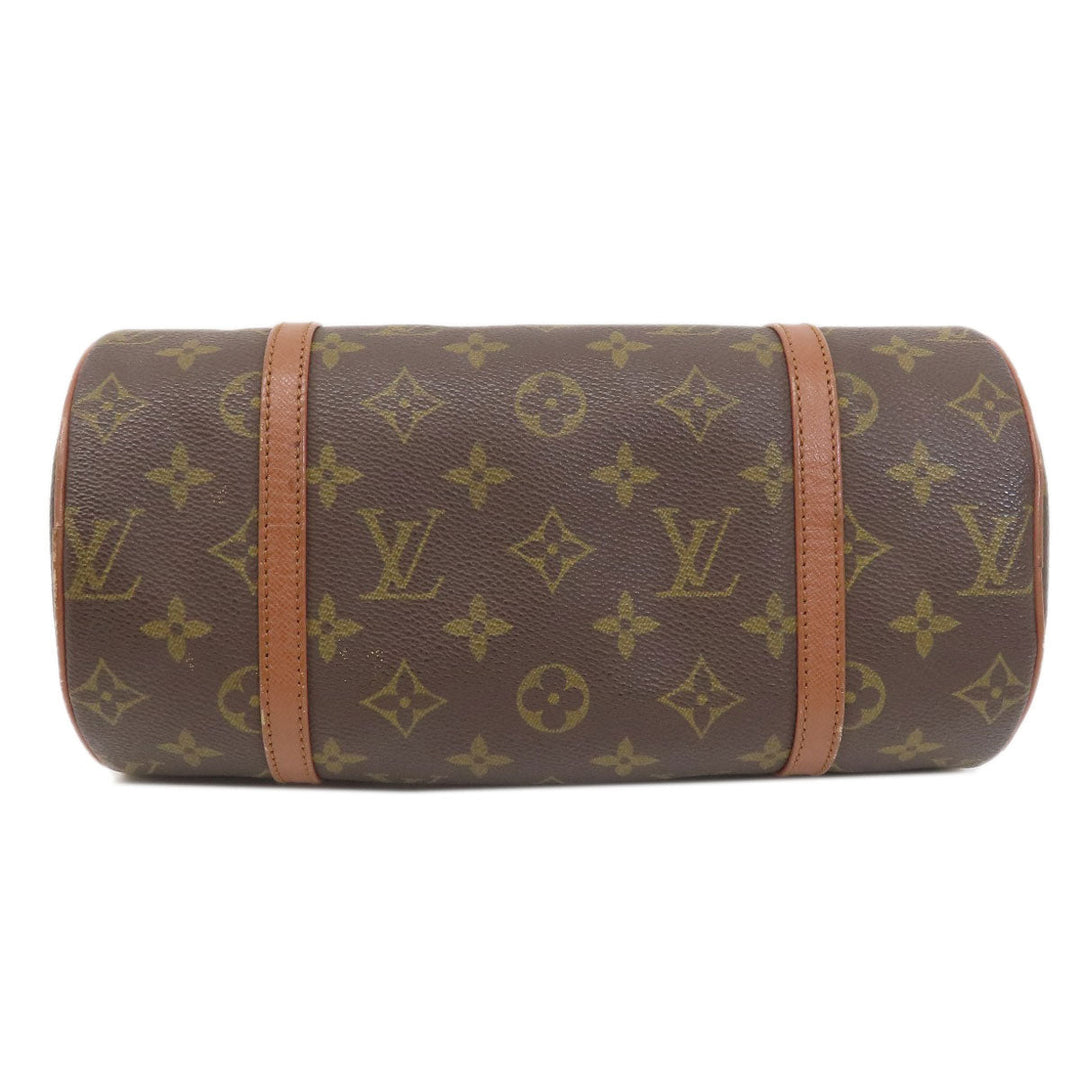 LOUIS VUITTON Handbag M51366 Monogram canvas Brown Papillon 26 Old Monog Lamb Women Used Authentic