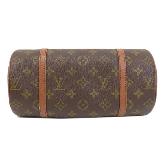 LOUIS VUITTON Handbag M51366 Monogram canvas Brown Papillon 26 Old Monog Lamb Women Used Authentic