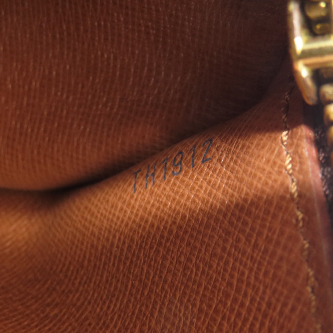 LOUIS VUITTON Handbag M51366 Monogram canvas Brown Papillon 26 Old Monog Lamb Women Used Authentic