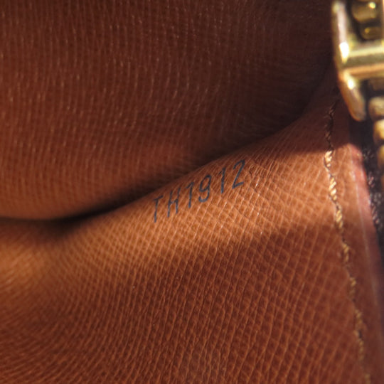 LOUIS VUITTON Handbag M51366 Monogram canvas Brown Papillon 26 Old Monog Lamb Women Used Authentic