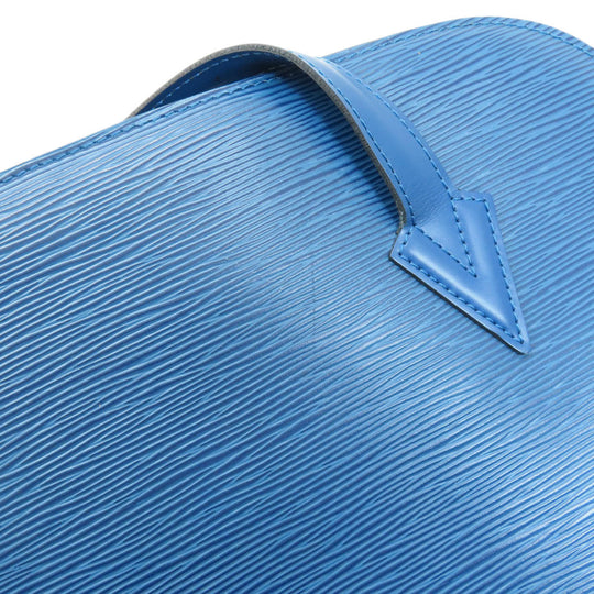 LOUIS VUITTON Tote Bag M52285 Epi blue Backpack Toledo Blue Women Used Authentic