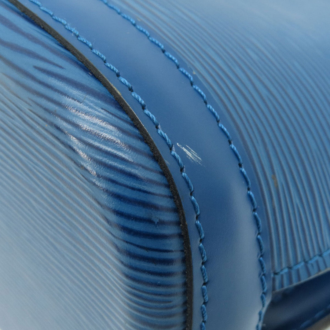 LOUIS VUITTON Tote Bag M52285 Epi blue Backpack Toledo Blue Women Used Authentic