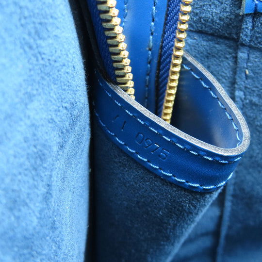 LOUIS VUITTON Tote Bag M52285 Epi blue Backpack Toledo Blue Women Used Authentic