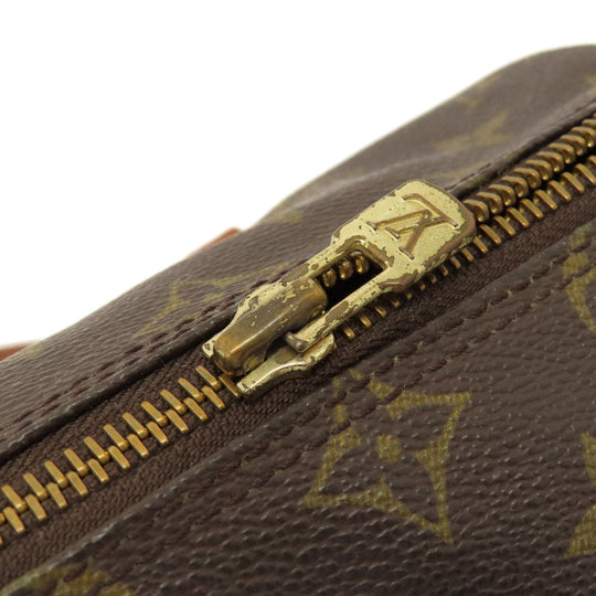 LOUIS VUITTON Handbag M51366 Monogram canvas Brown Papillon 26 Old Monog Lamb Women Used Authentic