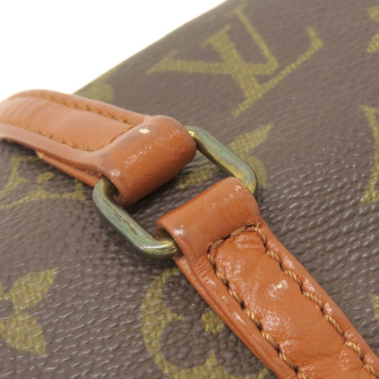 LOUIS VUITTON Handbag M51366 Monogram canvas Brown Papillon 26 Old Monog Lamb Women Used Authentic