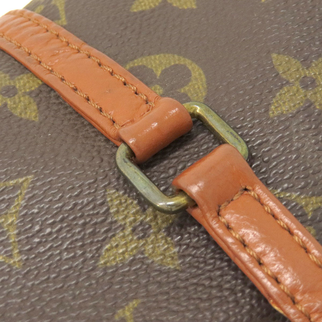 LOUIS VUITTON Handbag M51366 Monogram canvas Brown Papillon 26 Old Monog Lamb Women Used Authentic