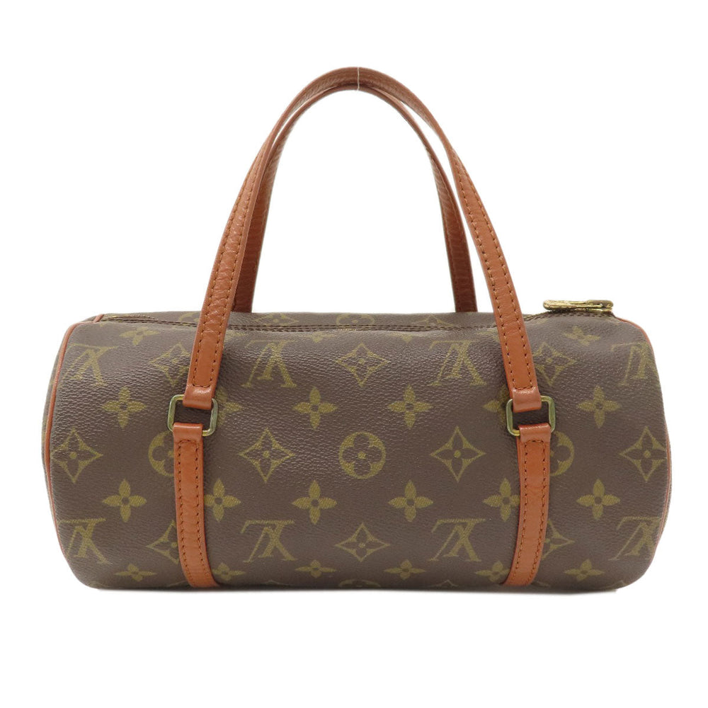 LOUIS VUITTON Handbag M51366 Monogram canvas Brown Papillon 26 Old Monog Lamb Women Used Authentic