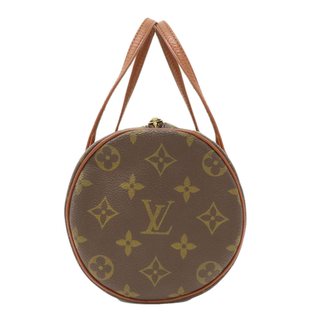 LOUIS VUITTON Handbag M51366 Monogram canvas Brown Papillon 26 Old Monog Lamb Women Used Authentic