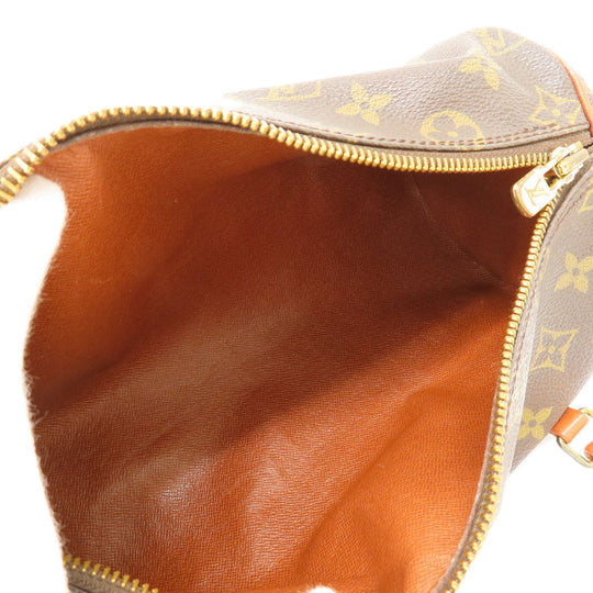 LOUIS VUITTON Handbag M51366 Monogram canvas Brown Papillon 26 Old Monog Lamb Women Used Authentic