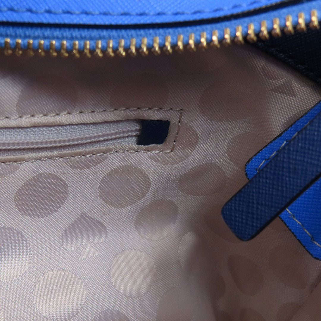 Kate Spade Handbag PVC blue 2WAY Women Used Authentic