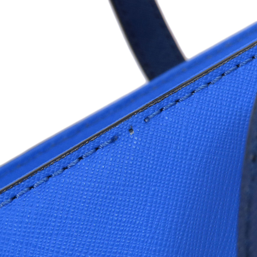 Kate Spade Handbag PVC blue 2WAY Women Used Authentic