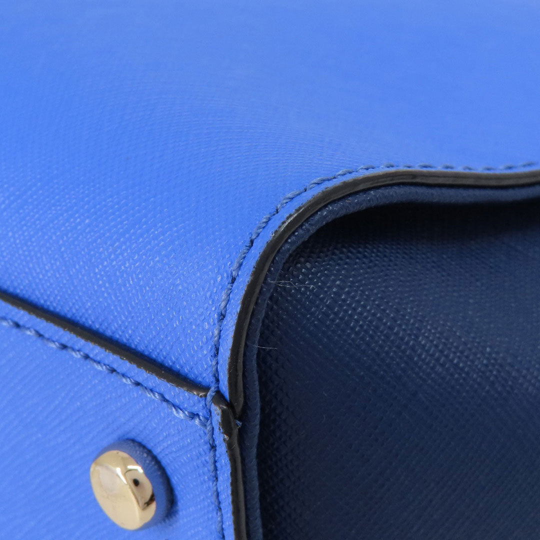 Kate Spade Handbag PVC blue 2WAY Women Used Authentic