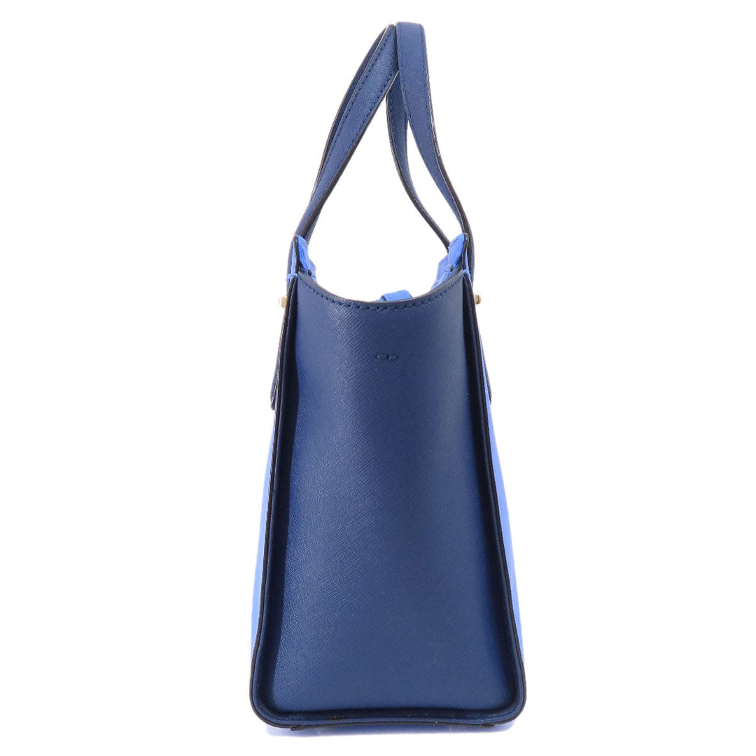 Kate Spade Handbag PVC blue 2WAY Women Used Authentic