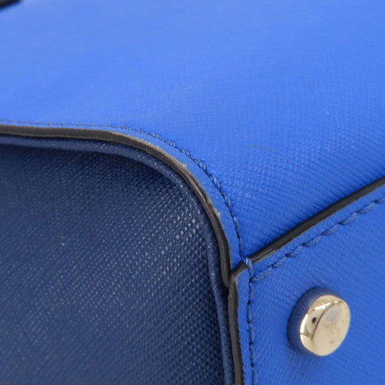 Kate Spade Handbag PVC blue 2WAY Women Used Authentic