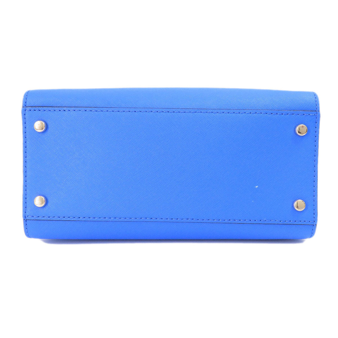 Kate Spade Handbag PVC blue 2WAY Women Used Authentic