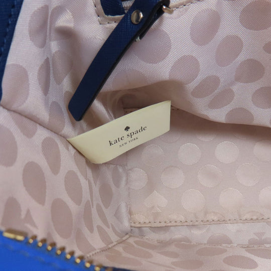 Kate Spade Handbag PVC blue 2WAY Women Used Authentic