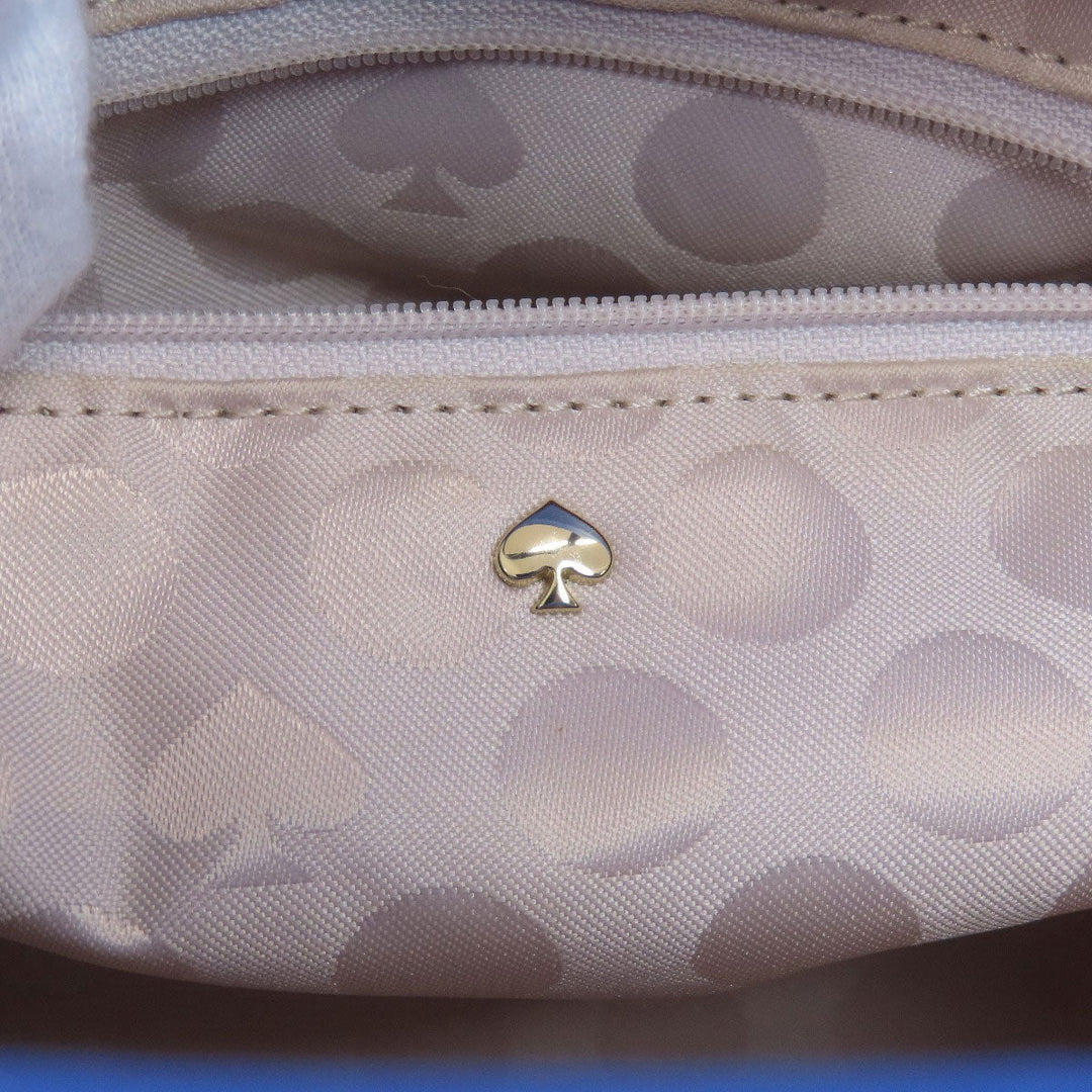 Kate Spade Handbag PVC blue 2WAY Women Used Authentic